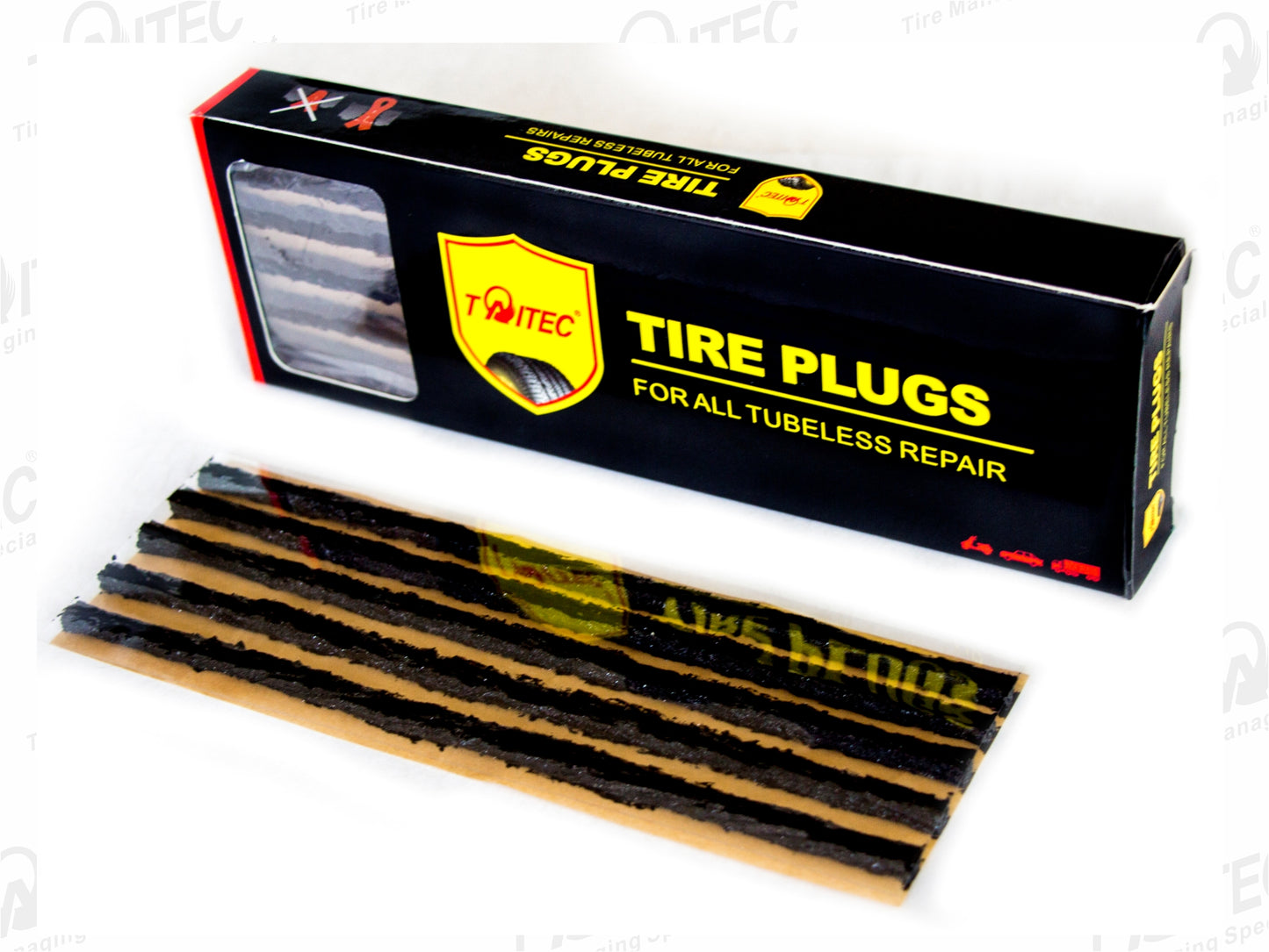 Tubeless Tyre Plug Repair Strings Rubber Strip