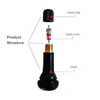 TR414 Snap-in Valves – Tubeless Tyre Solution